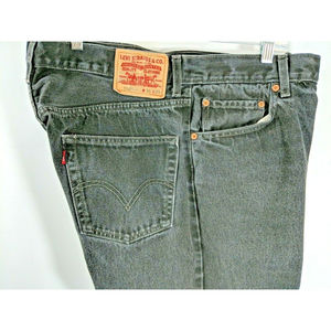 Levi’s 550 Relaxed High Rise 90s Vintage Mom Loose Leg Jeans 36X29 in Black